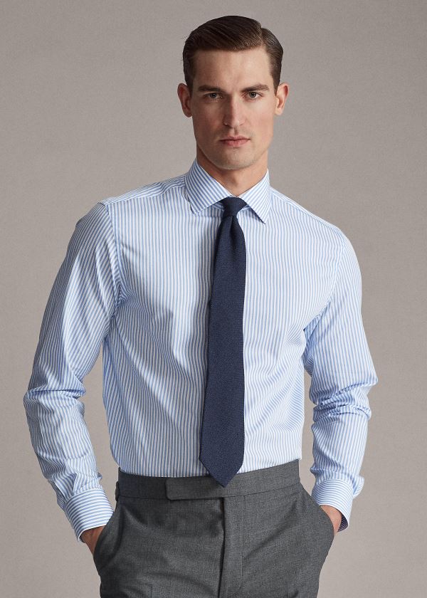 Camisa Ralph Lauren Hombre Azules - Bengal-Stripe Twill - AQCUB7318